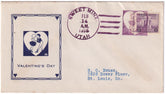 US Utah, Sweet Mine Utah 1935 Fancy Cancel Cover Heart Cancel on 767a